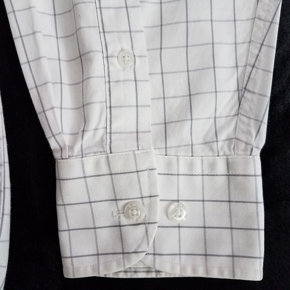Men's XMI Check Dress Shirt (16-34/35) - Picture 4 of 6